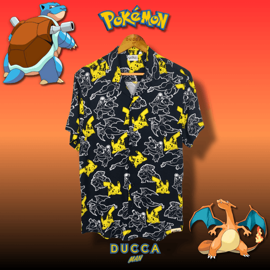 Camisa Hawaiana Pokemon - DUCCA Camisas Hawaianas S DUCCA