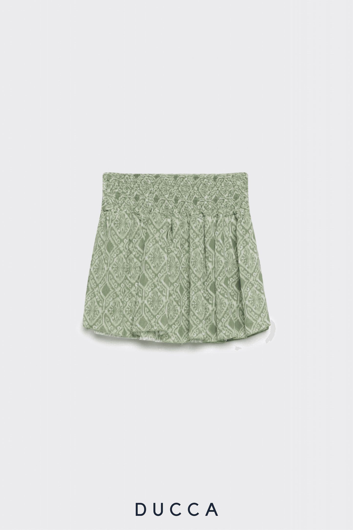 Shorts Encanto Plisado Verde - DUCCA Faldas XS DUCCA