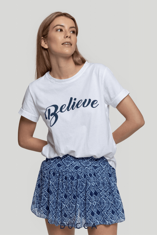 Shorts Encanto Plisado Azul - DUCCA Faldas XS DUCCA