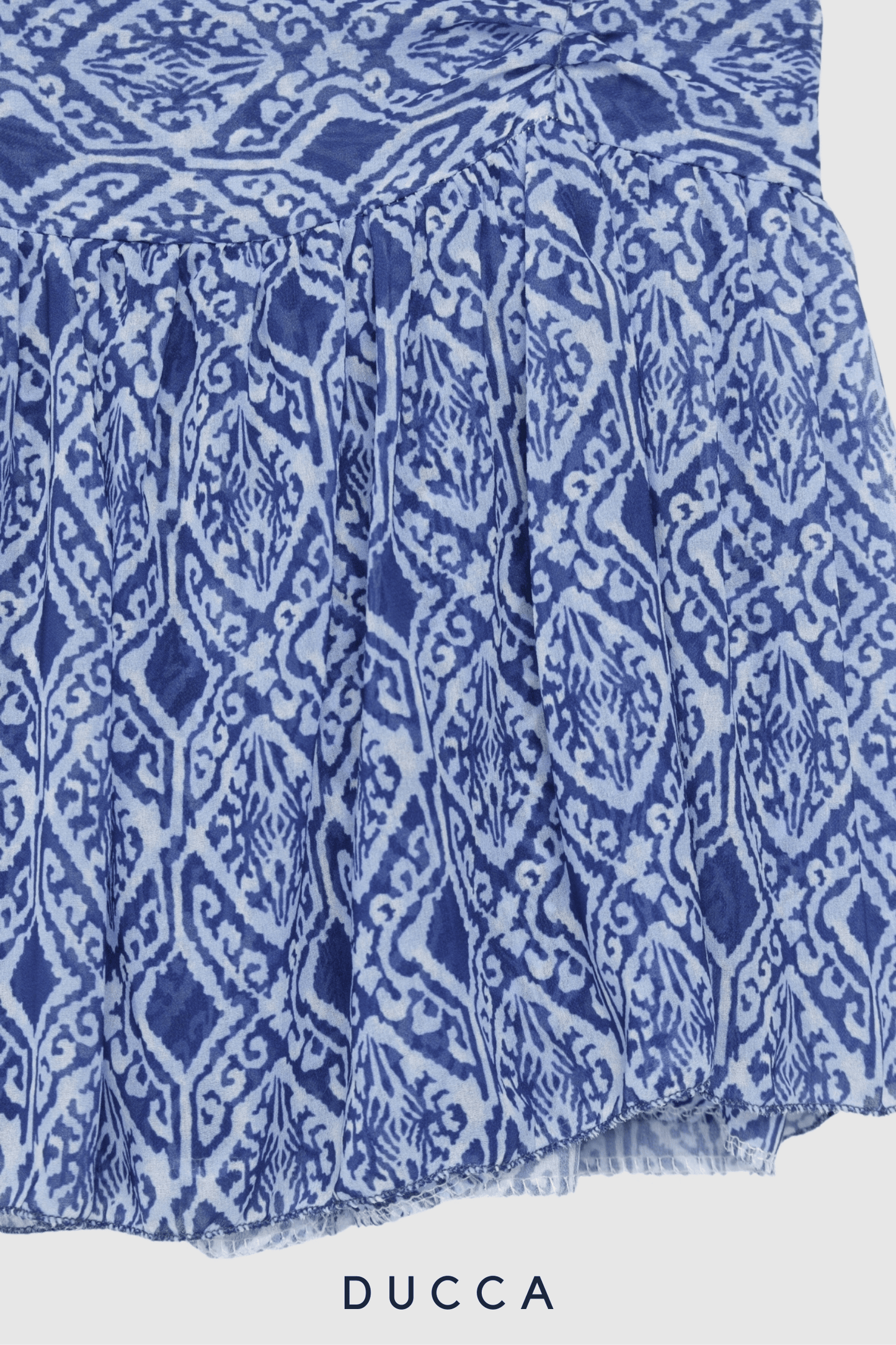 Shorts Encanto Plisado Azul - DUCCA Faldas XS DUCCA