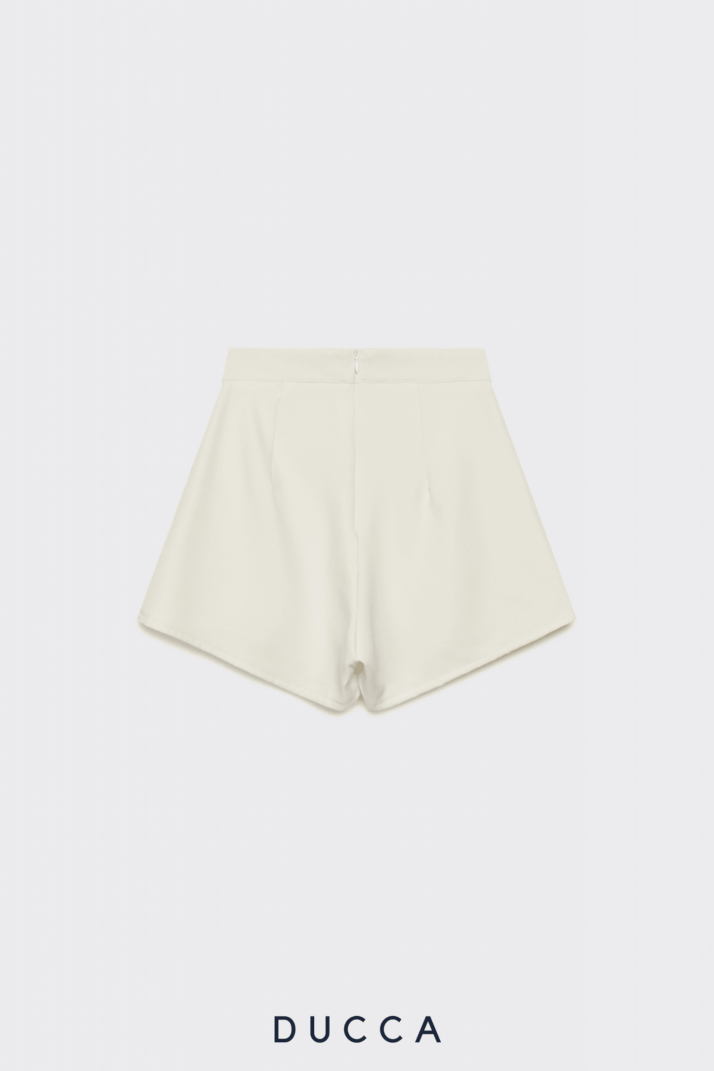 Shorts Elegancia Plisada Beige - DUCCA Faldas S DUCCA