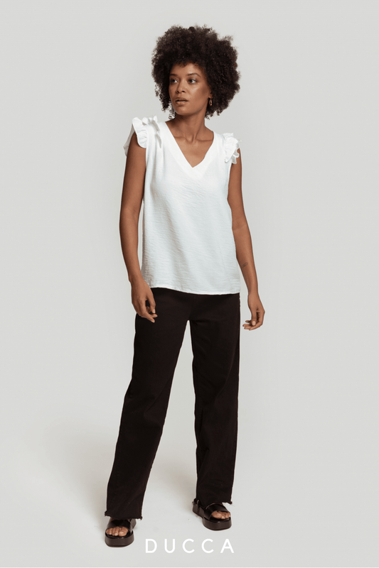 Blusa Encaje Celestial - DUCCA Tops S DUCCA