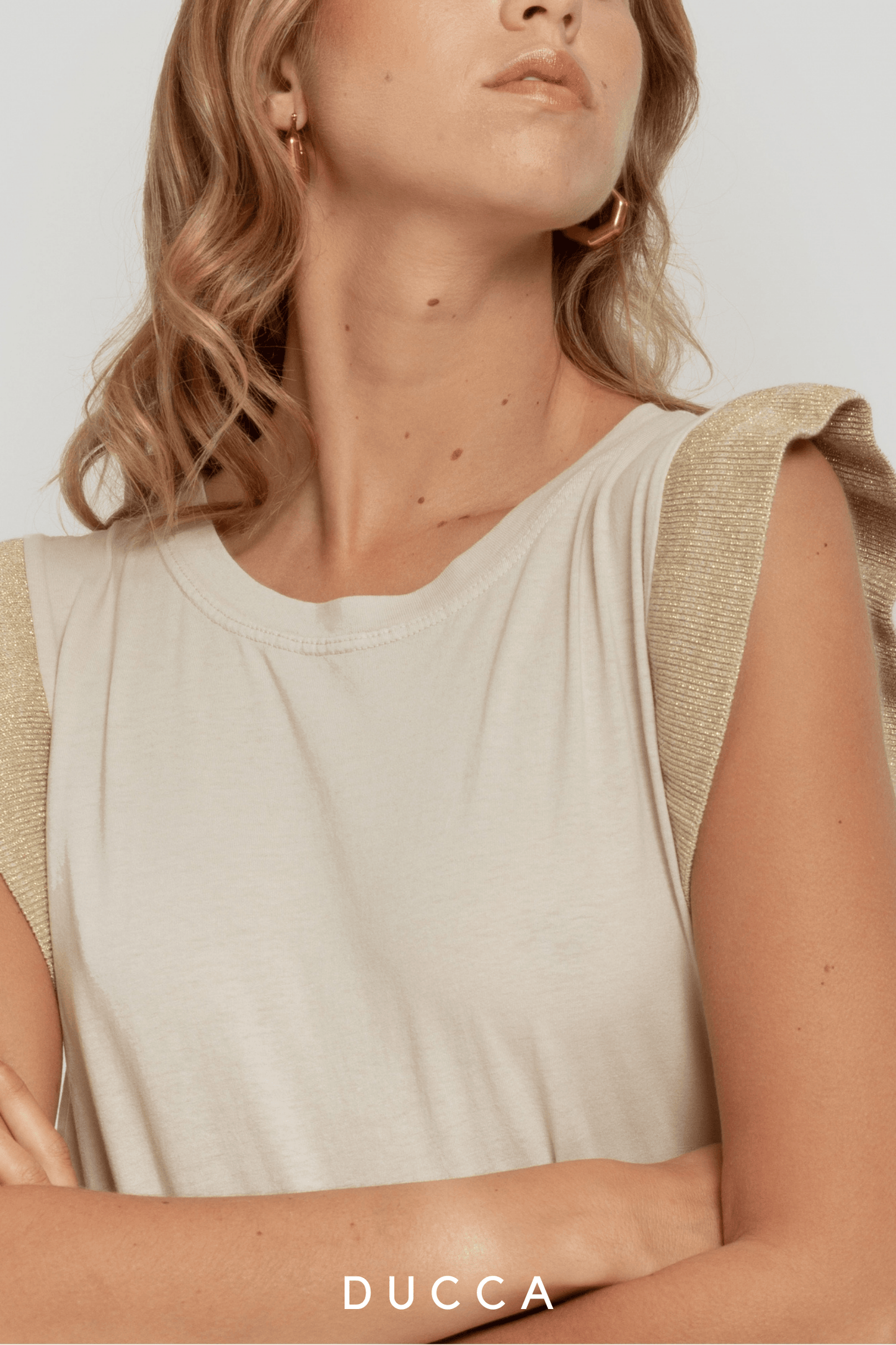 Vestido Eleganza Effortless Beige - DUCCA Vestidos S DUCCA