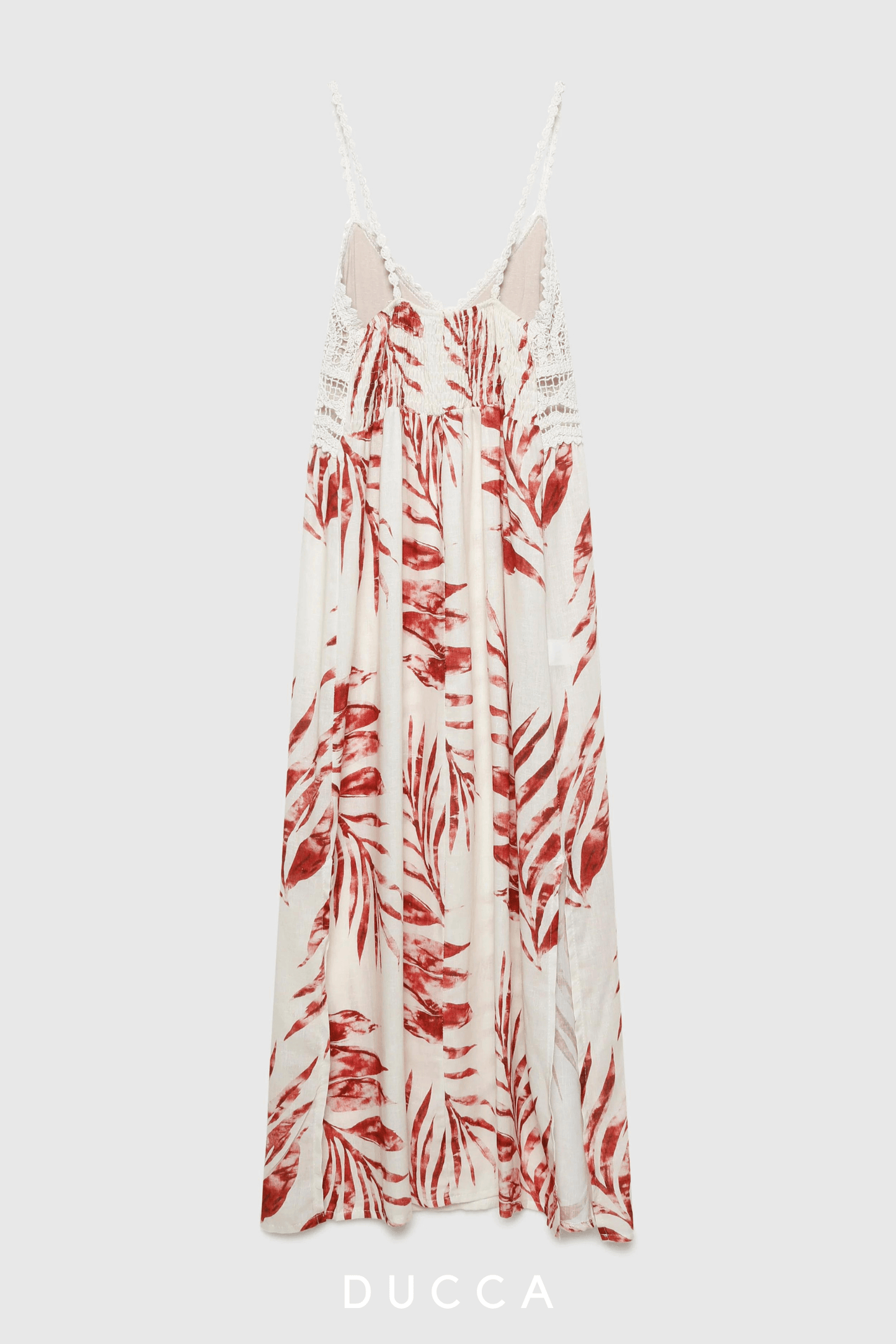 Vestido Esencia Crochet - DUCCA Vestidos S / Beige DUCCA