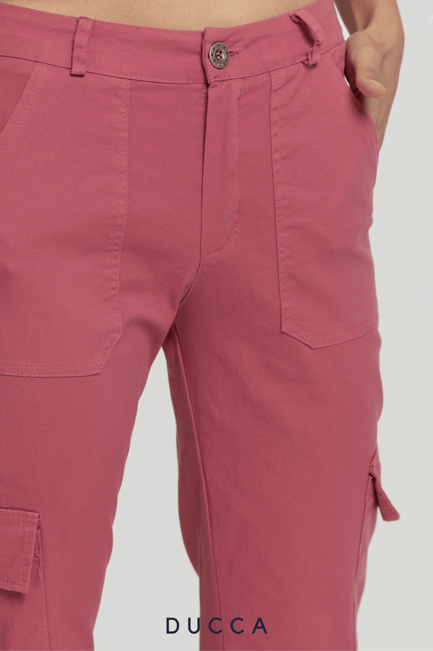 Pantalón Cargo Verso de Vanguardia Rosa - DUCCA S DUCCA