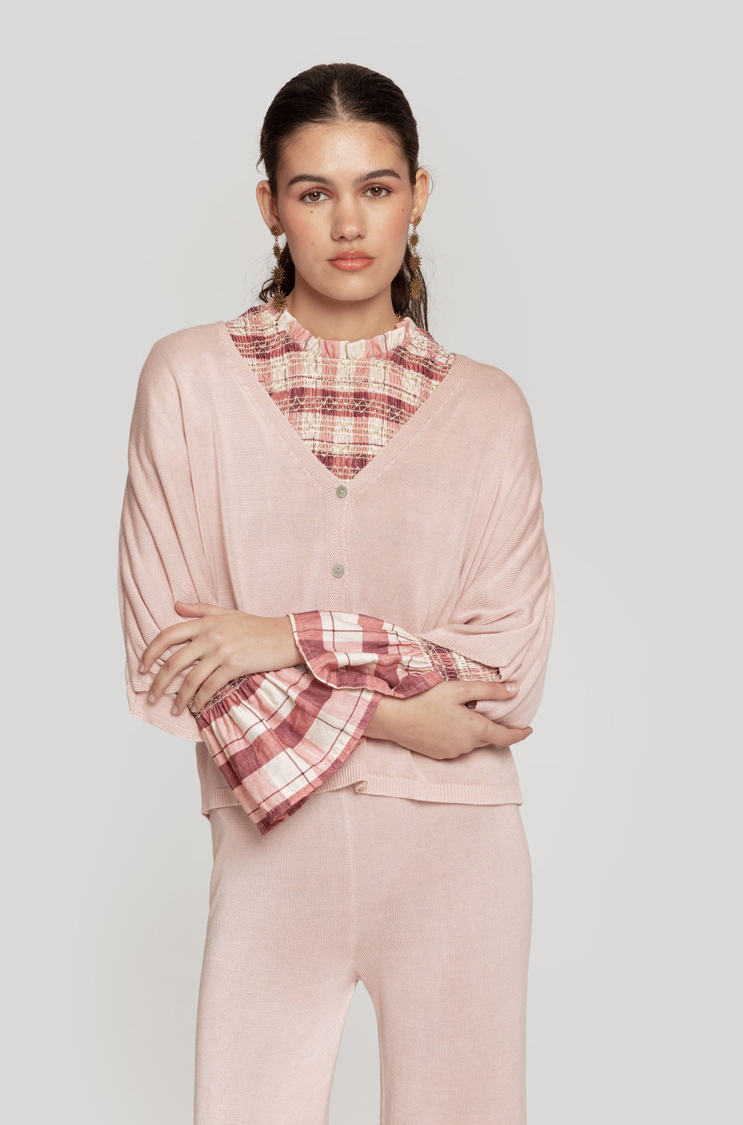 Chaqueta Fluidez Chic Rosa