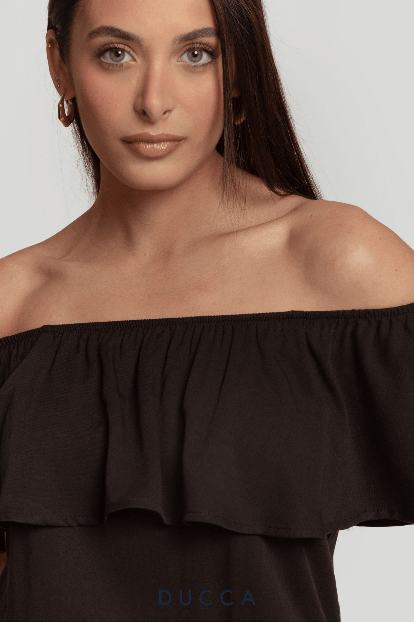 Blusa Aura de Bardot Negro - DUCCA Blusas S DUCCA