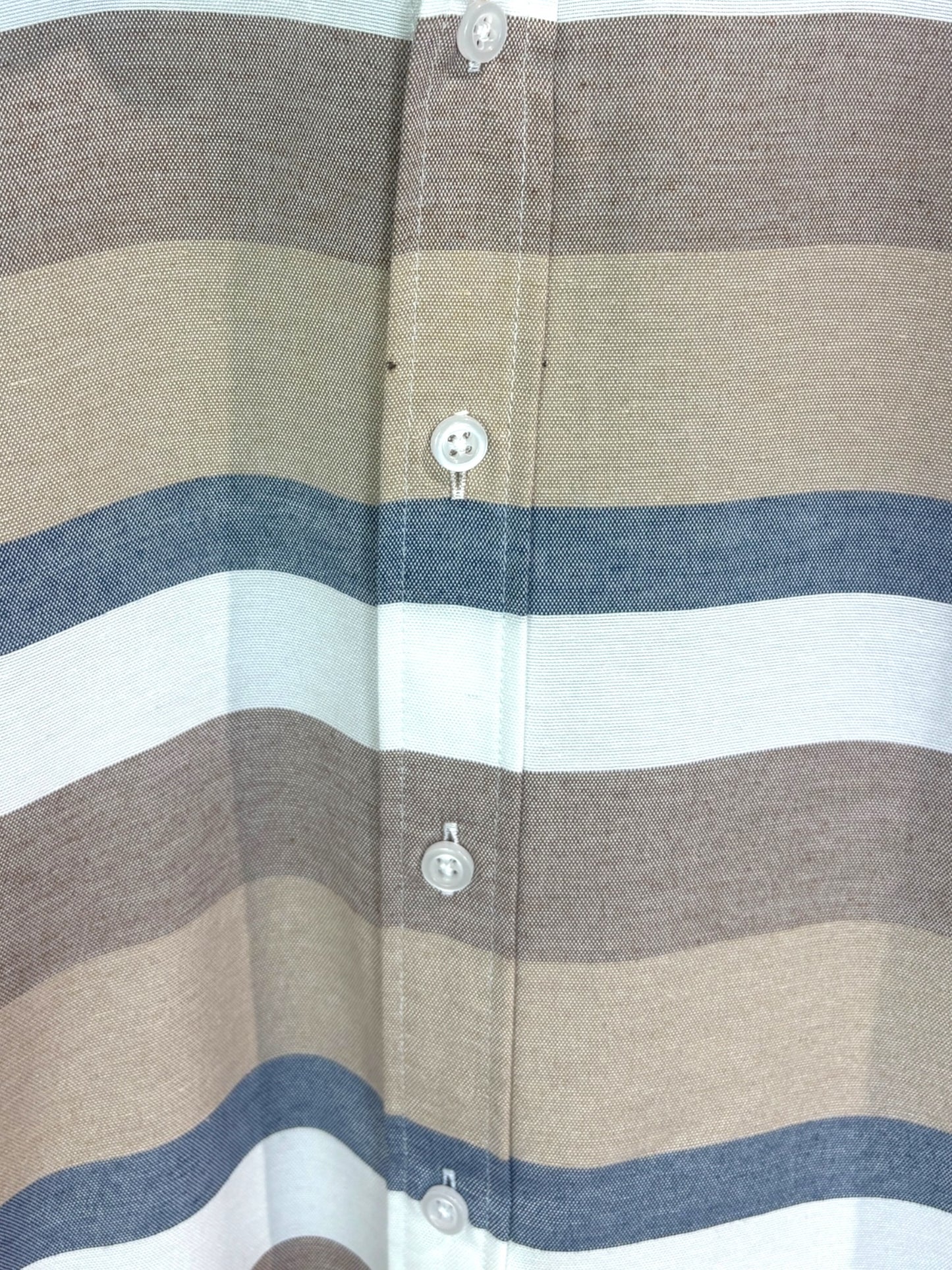 Camisa Capitán Stripe Marron