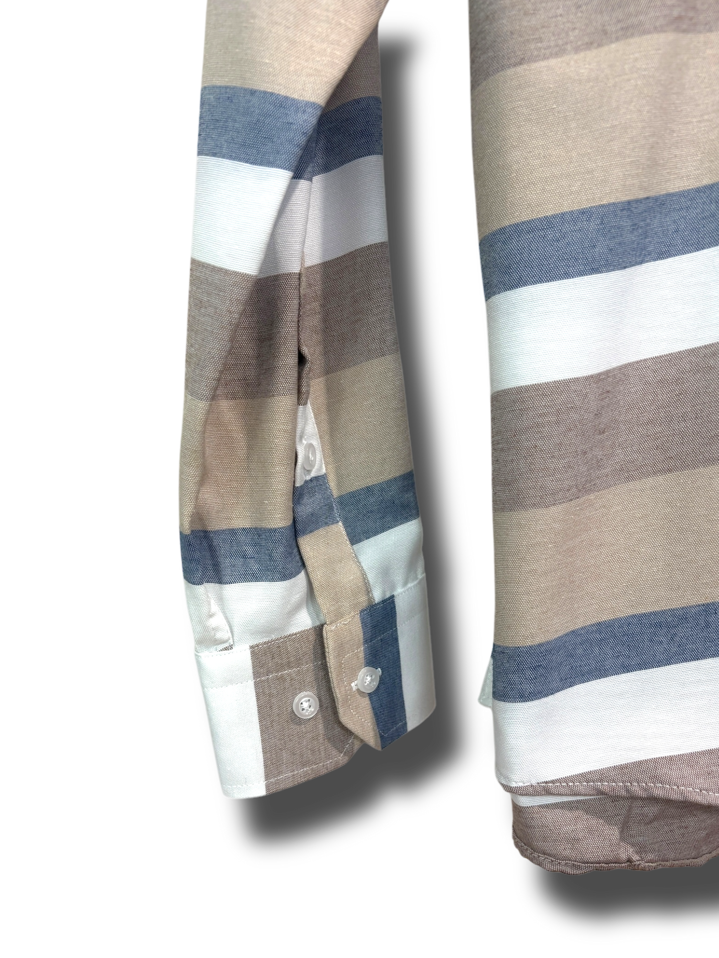 Camisa Capitán Stripe Marron