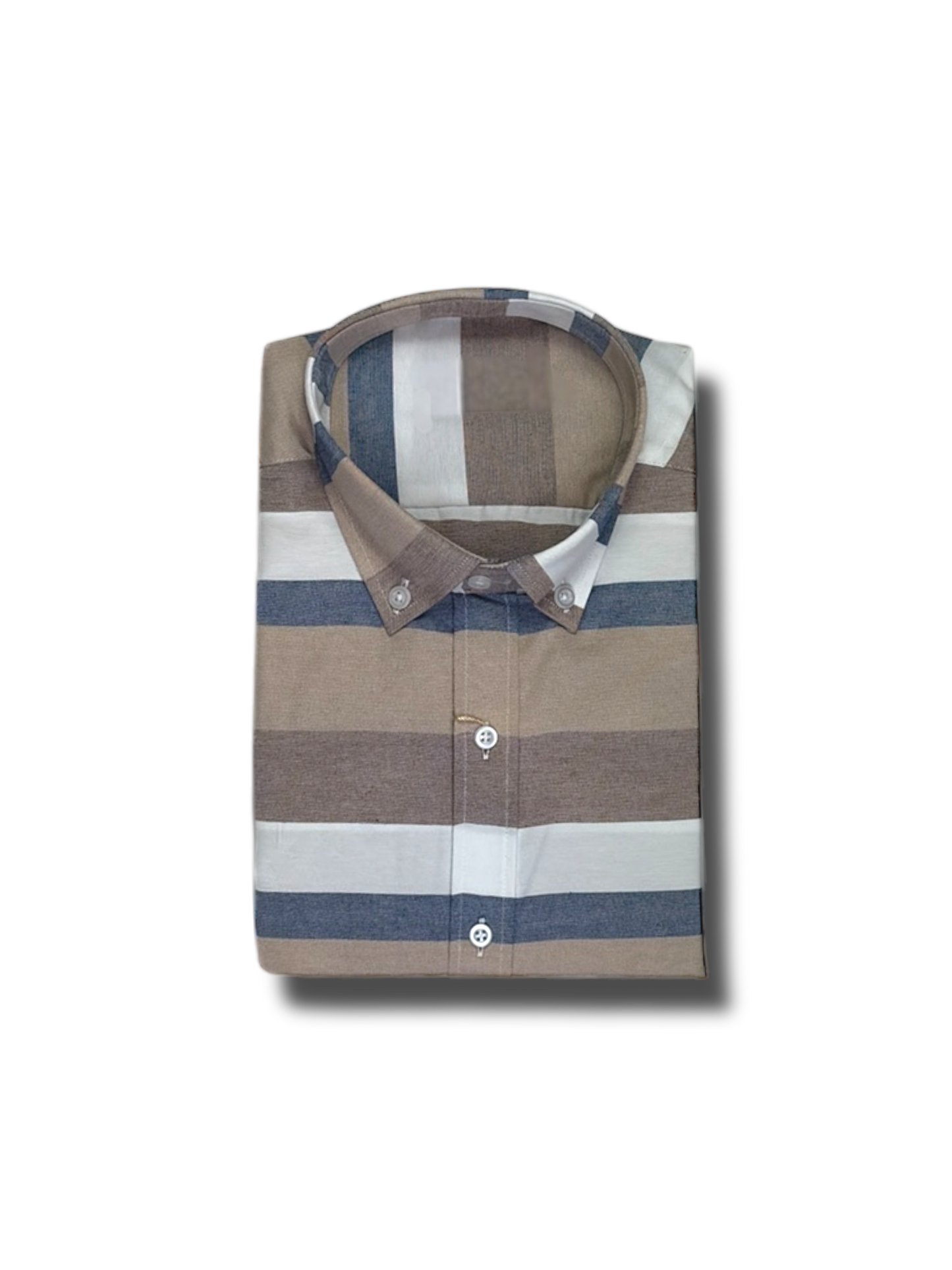 Camisa Capitán Stripe Marron