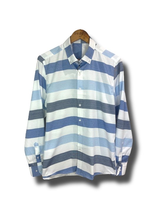 Camisa Capitán Stripe Azul