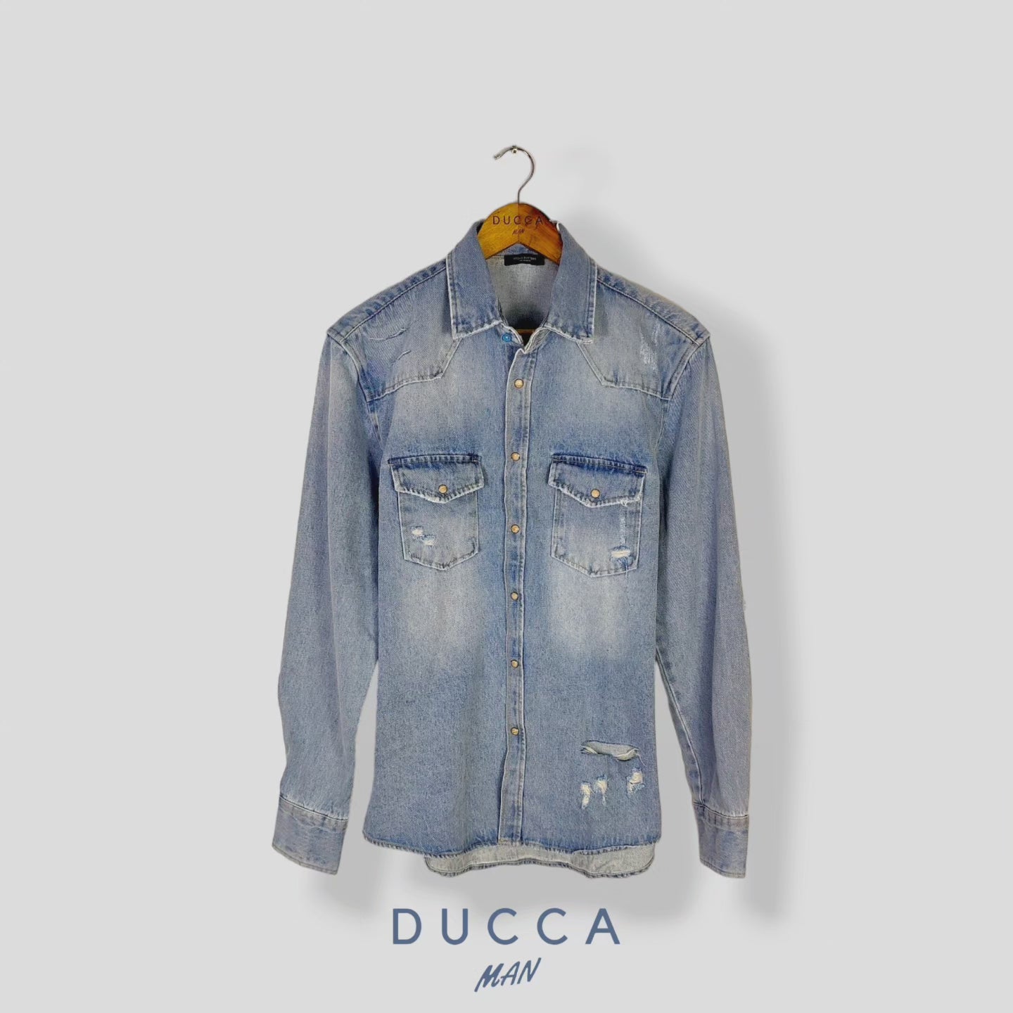 Sobrecamisa Denim Break - DUCCA Sobrecamisas Hombre S DUCCA