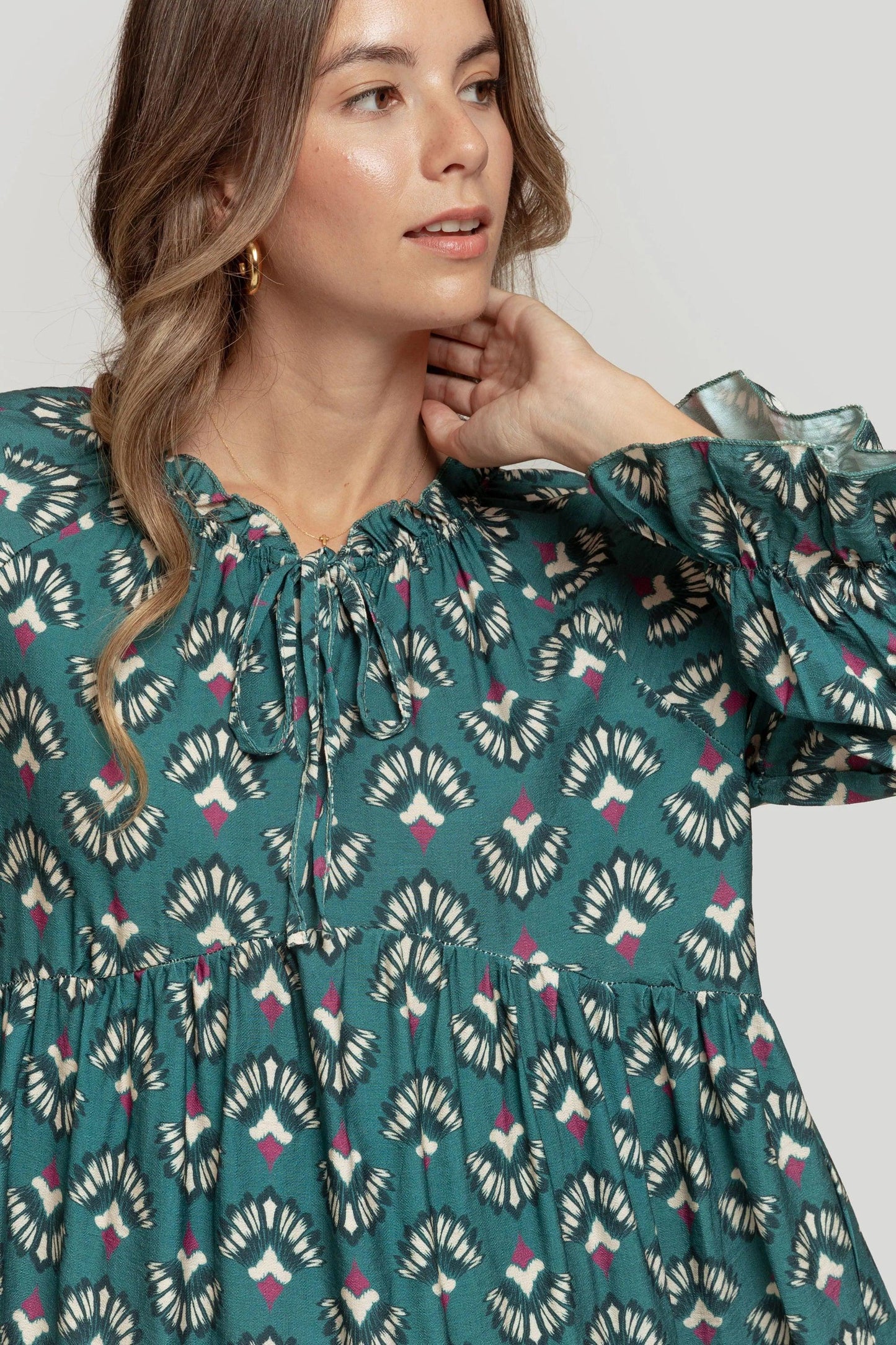 Vestido Sienna Oversize - DUCCA Vestidos S / Verde DUCCA