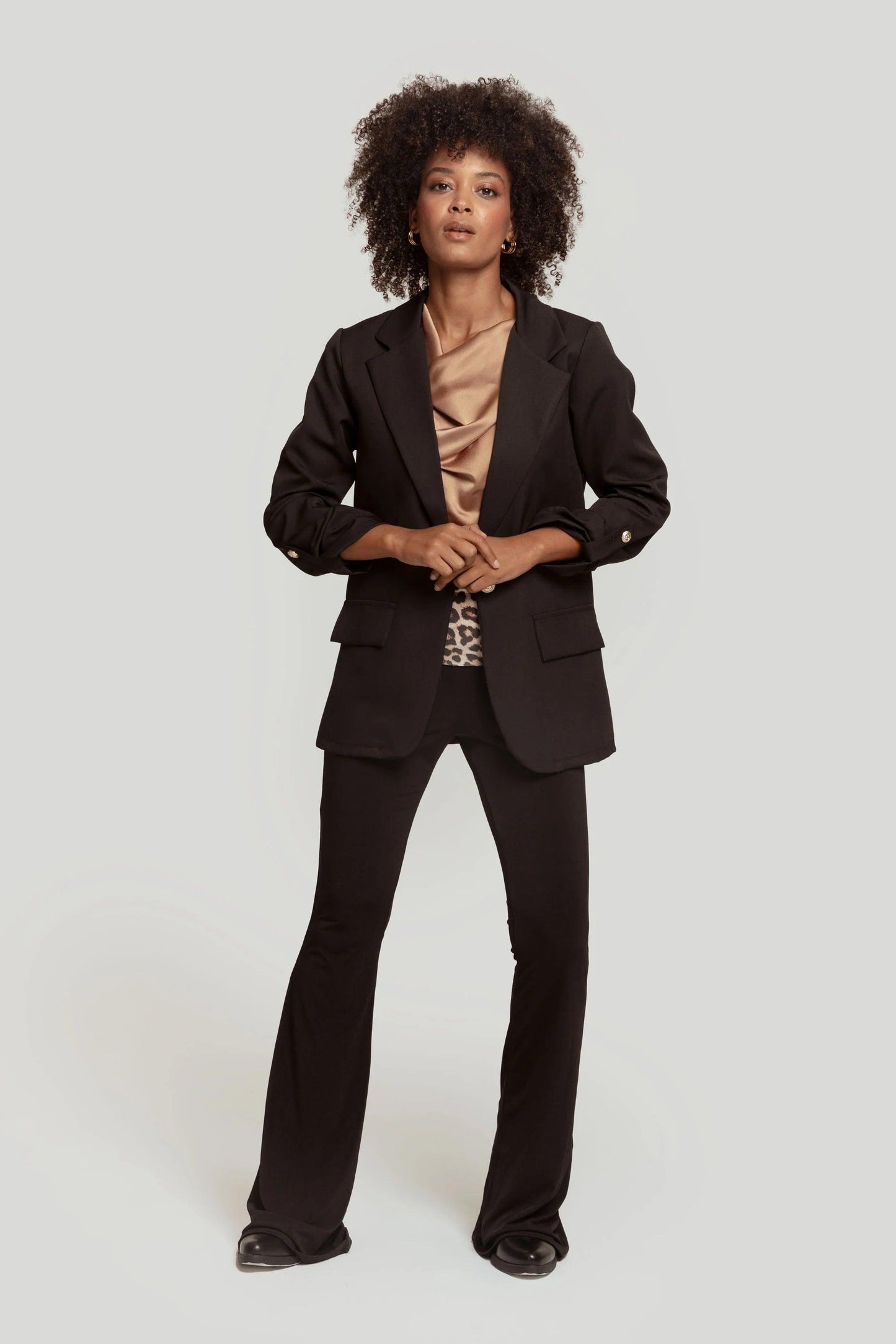 Pantalón Estilo Flare - DUCCA Pantalones Mujer S DUCCA