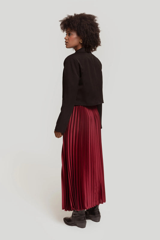 Falda Brillo Sofisticado - DUCCA Faldas S / Borgoña DUCCA