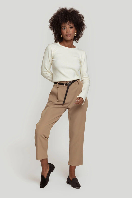 Pantalón Highline Pleat - DUCCA Pantalones Mujer S / Negro DUCCA