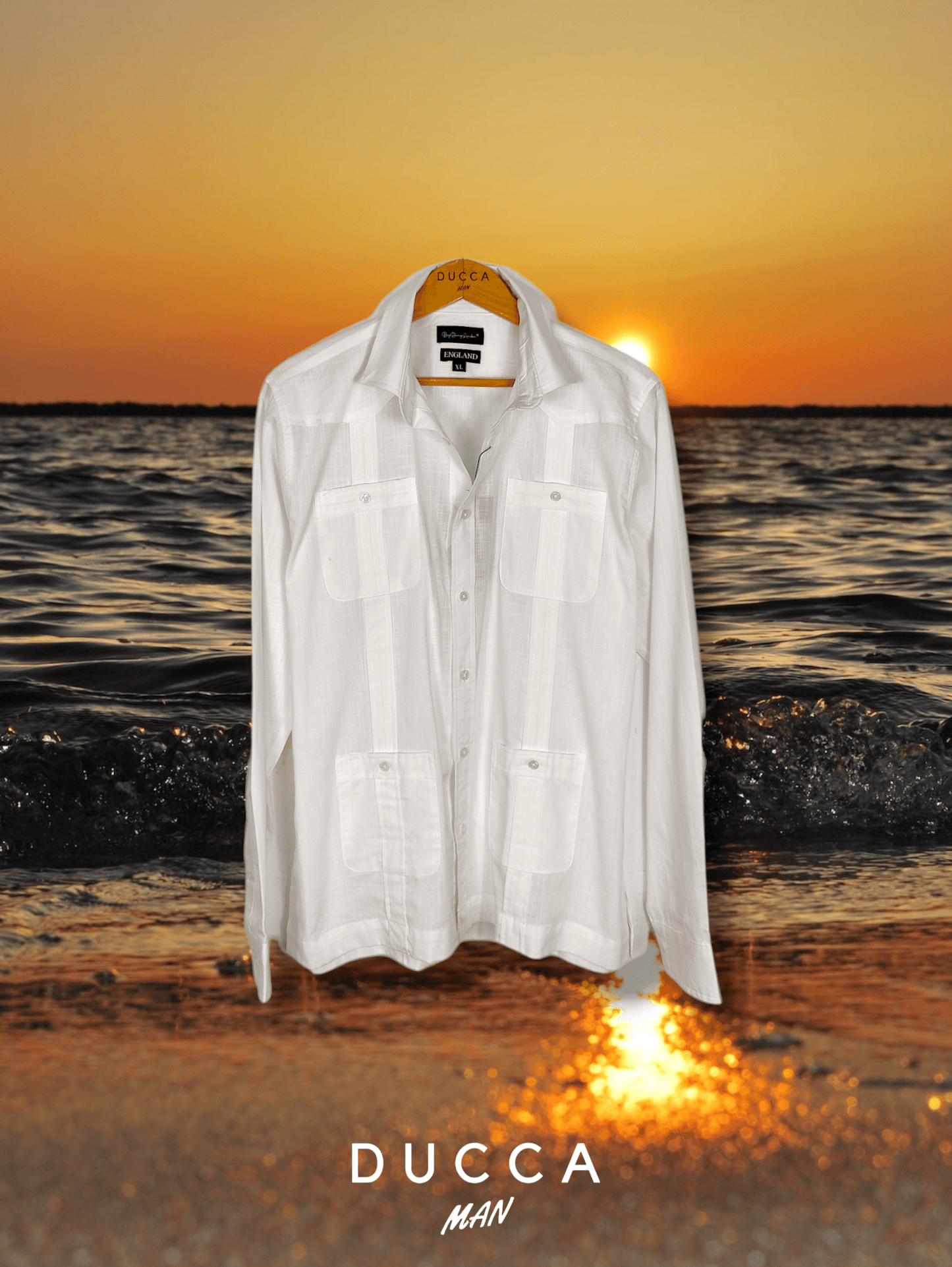 Guayabera London - DUCCA M / Blanco DUCCA