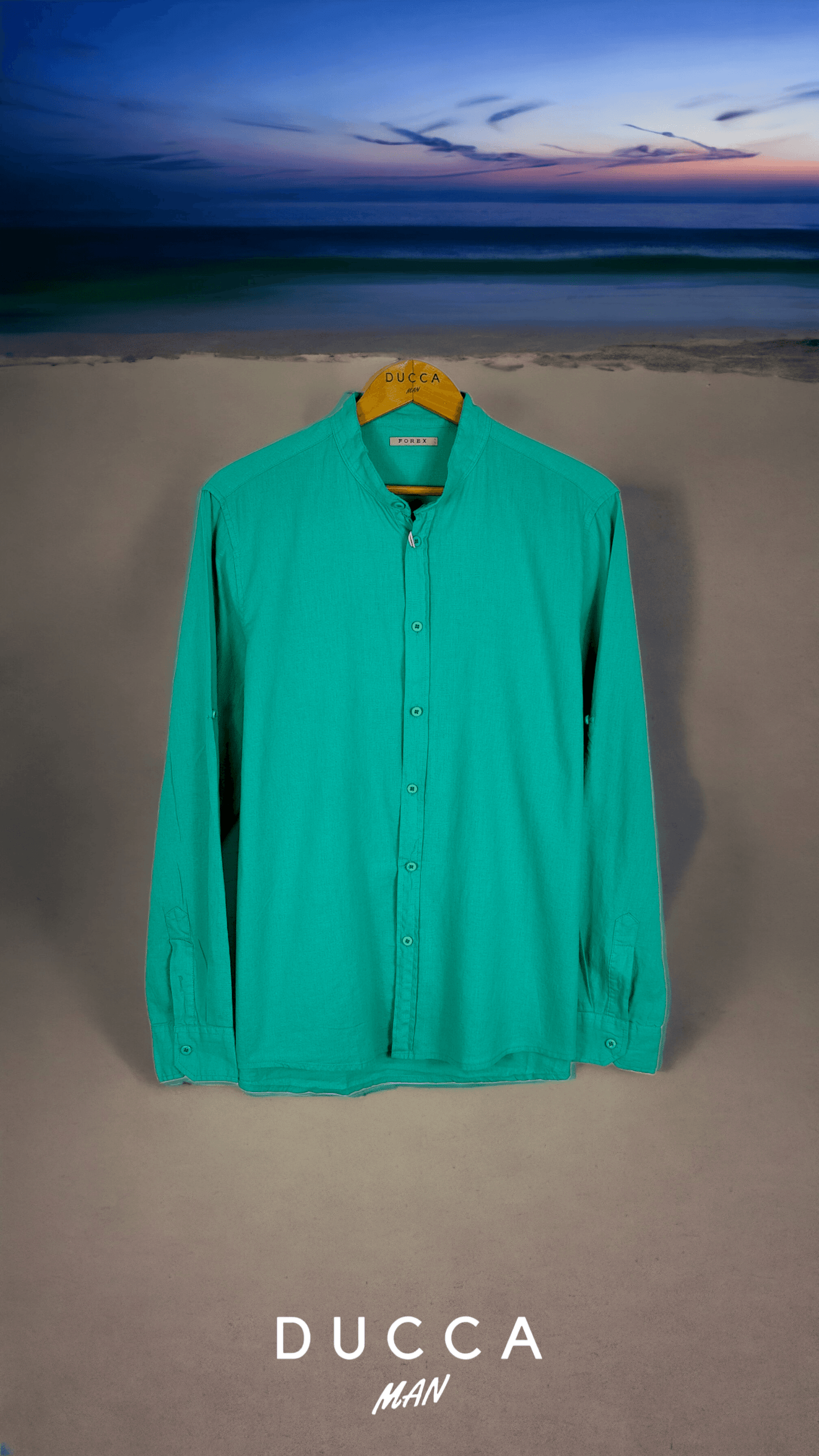 Camisa Elegancia Mao - DUCCA M / Naranja DUCCA