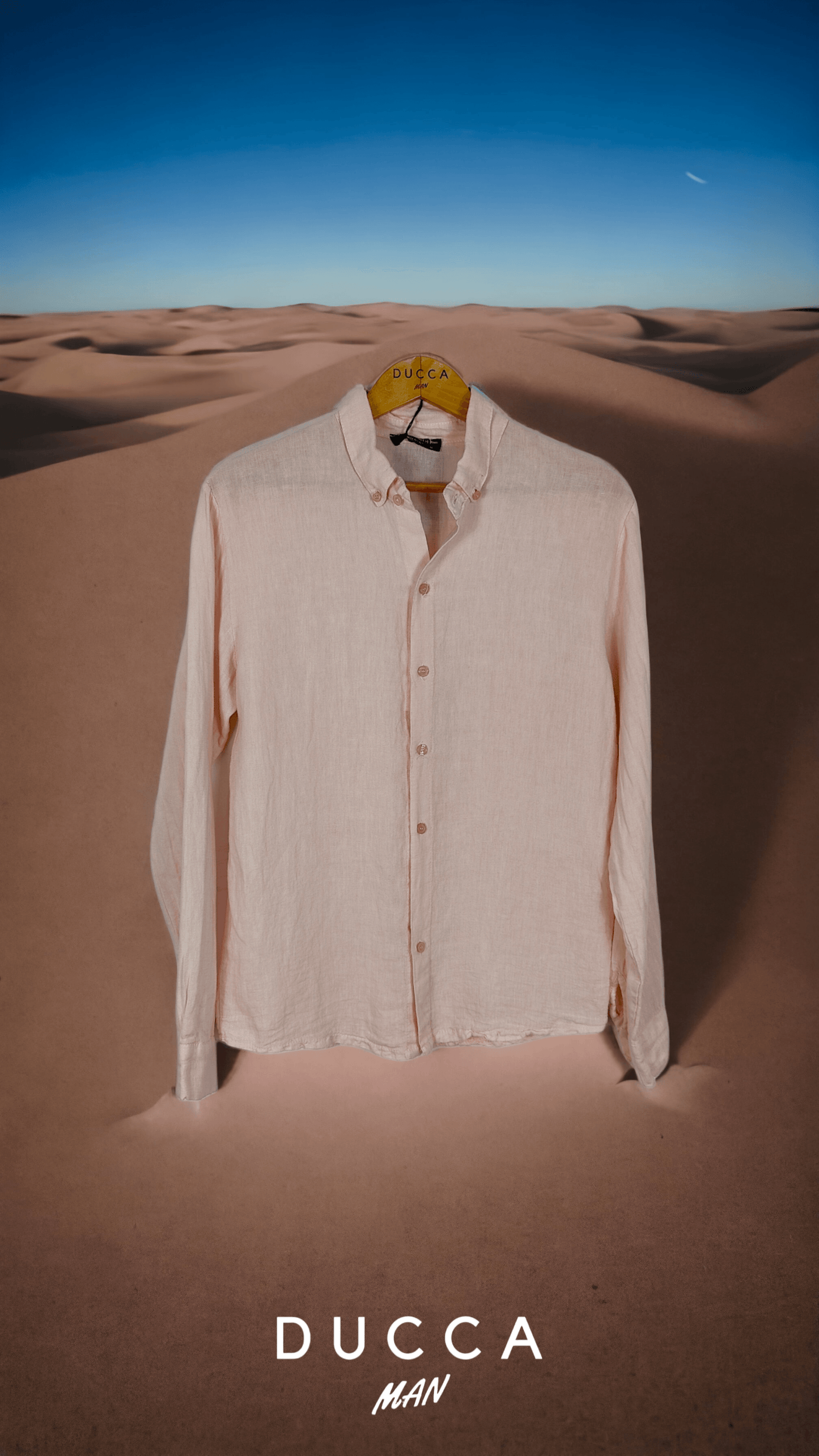 Camisa Luz de Lino - DUCCA M / Naranja DUCCA