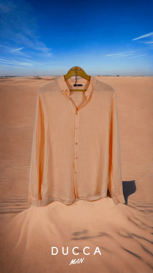 Camisa Luz de Lino - DUCCA M / Naranja DUCCA