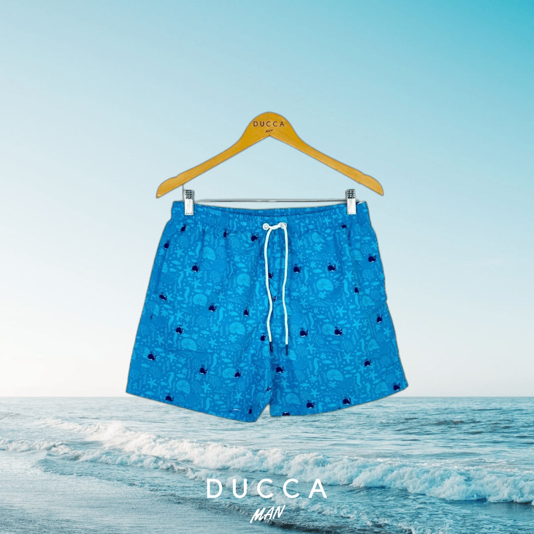 Bañador Buceo con Ballenas - DUCCA M / Verde DUCCA