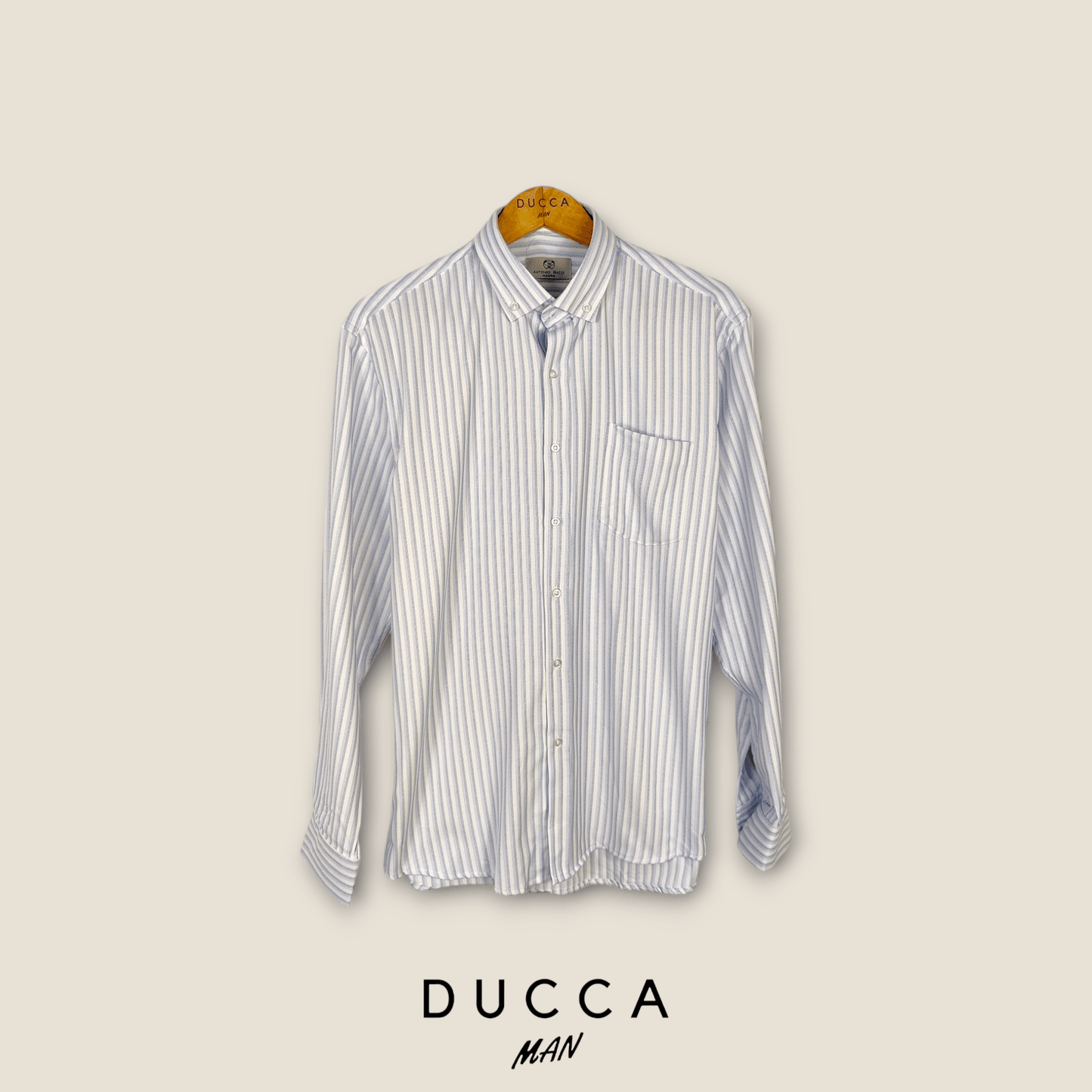 Camisa Antonio Bacci Rayas - DUCCA M / Azul DUCCA