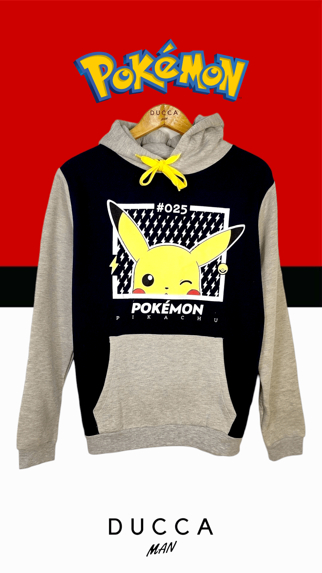 Sudadera Pikachu - DUCCA S DUCCA