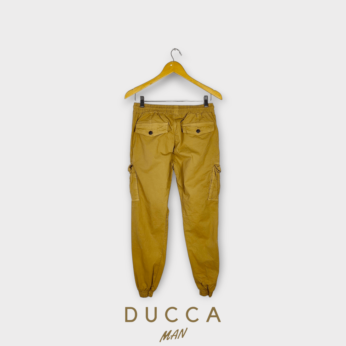 Pantalón Cargo Safari Beige - DUCCA Pantalones Hombre 38 DUCCA