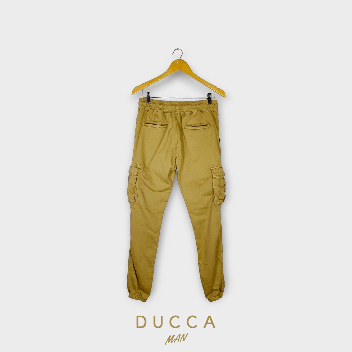 Cargo Jogger - DUCCA Pantalones Hombre 38 / Beige DUCCA