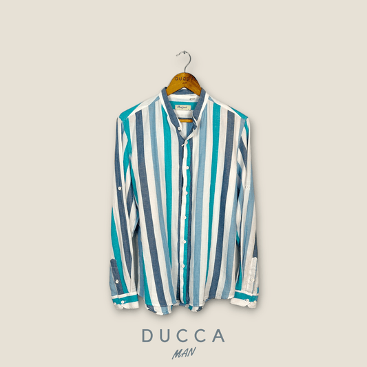 Camisa Estilo Maharajá - DUCCA Camisas Hombre M / Turquesa DUCCA