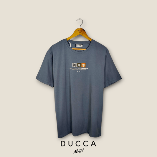 Camiseta Elemental - DUCCA Camisetas Hombre 2XL / Gris DUCCA