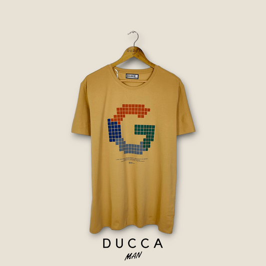 Camiseta G Pixel - DUCCA Camisetas Hombre 2XL / Beige DUCCA