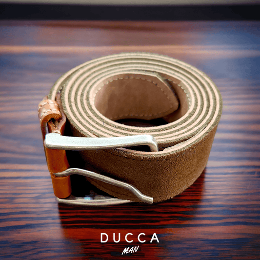 Cinturón Ante Plano - DUCCA Cinturones Azul Marino / 95 DUCCA