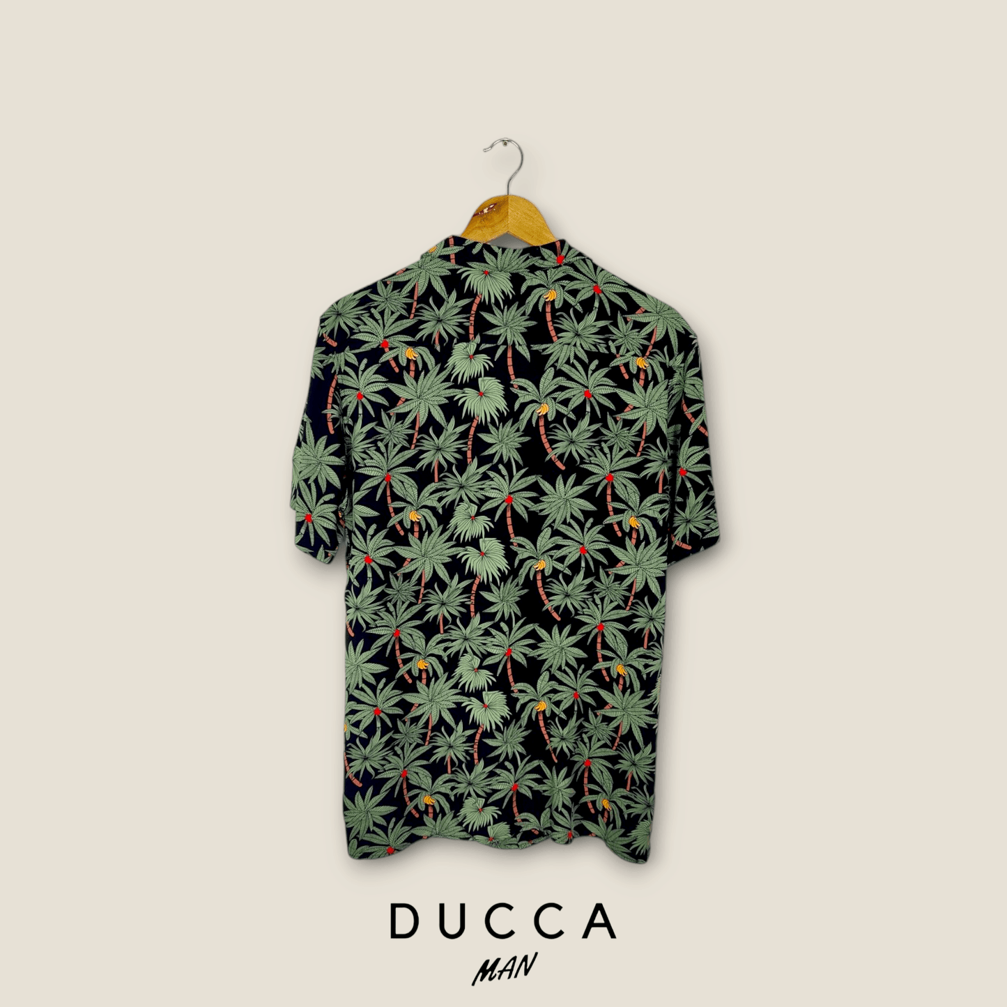 Camisa Hawaiana Banana Blackout - DUCCA Camisas Hawaianas S DUCCA
