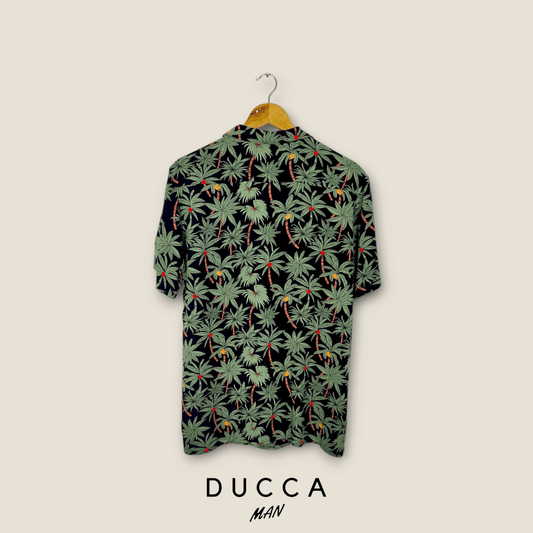 Camisa Hawaiana Banana Blackout - DUCCA Camisas Hawaianas S DUCCA