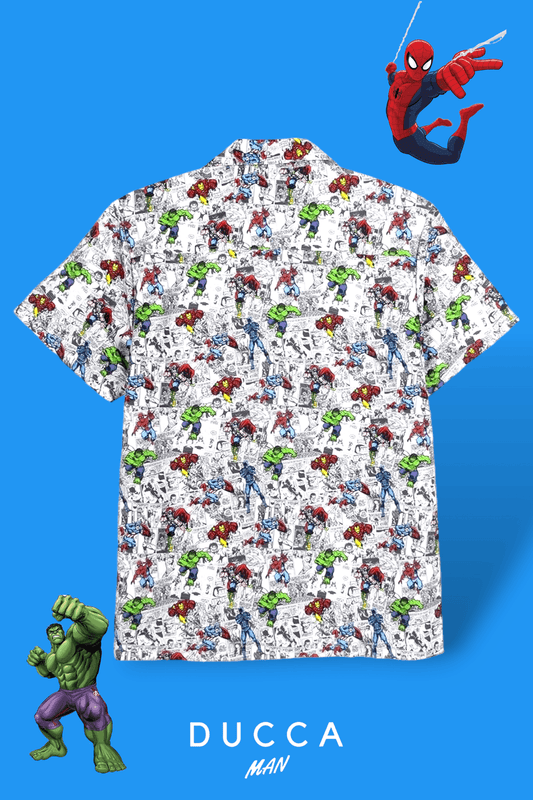 Camisa Hawaiana Vengadores - DUCCA S DUCCA