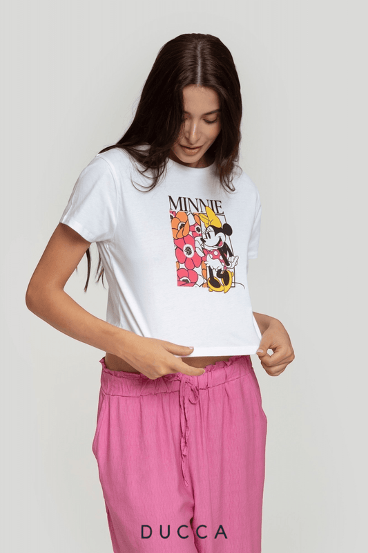 Camiseta Minnie Cropped - DUCCA M DUCCA