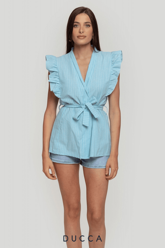 Chaleco Armonías Celeste - DUCCA S DUCCA