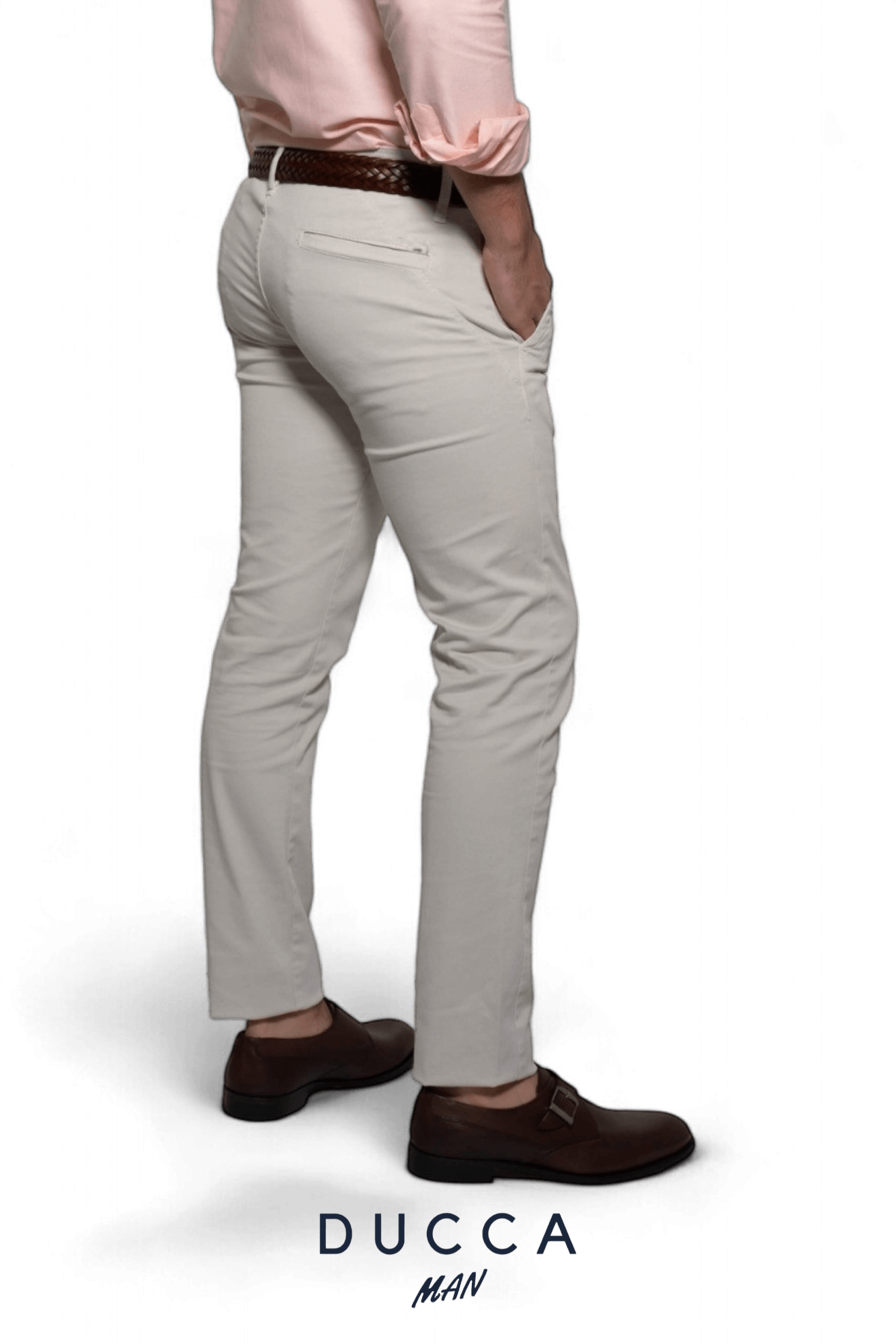 Pantalón Chino French Bulldog - DUCCA Pantalones Hombre 36 / Negro DUCCA