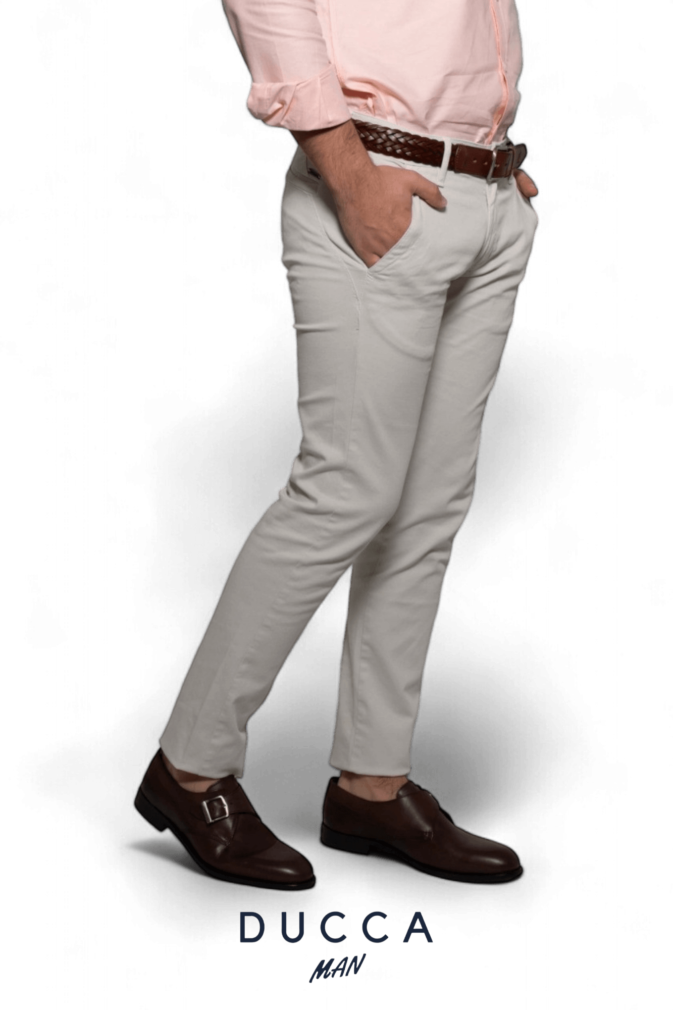 Pantalón Chino French Bulldog - DUCCA Pantalones Hombre 36 / Negro DUCCA