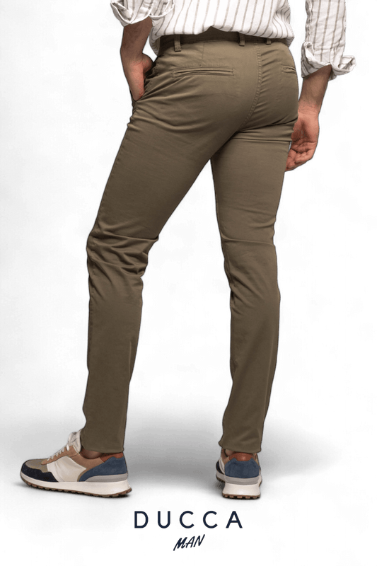 Pantalón Chino French Bulldog - DUCCA Pantalones Hombre 36 / Negro DUCCA