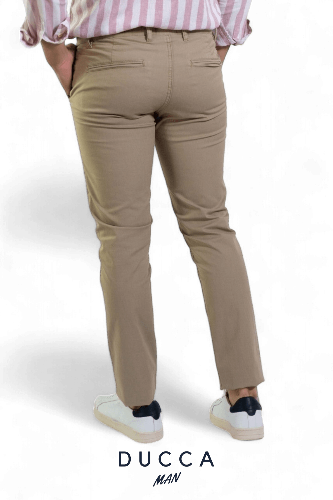 Pantalón Chino French Bulldog - DUCCA Pantalones Hombre 36 / Negro DUCCA