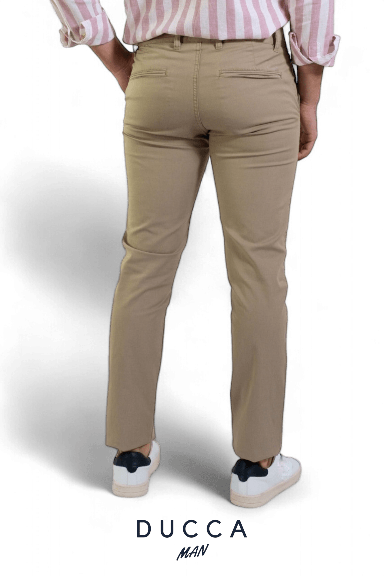 Pantalón Chino French Bulldog - DUCCA Pantalones Hombre 36 / Negro DUCCA