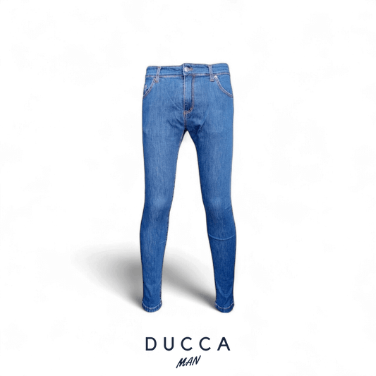 Vaquero VelvetFlex Skinny - DUCCA Pantalones Hombre 36 / Piedra DUCCA