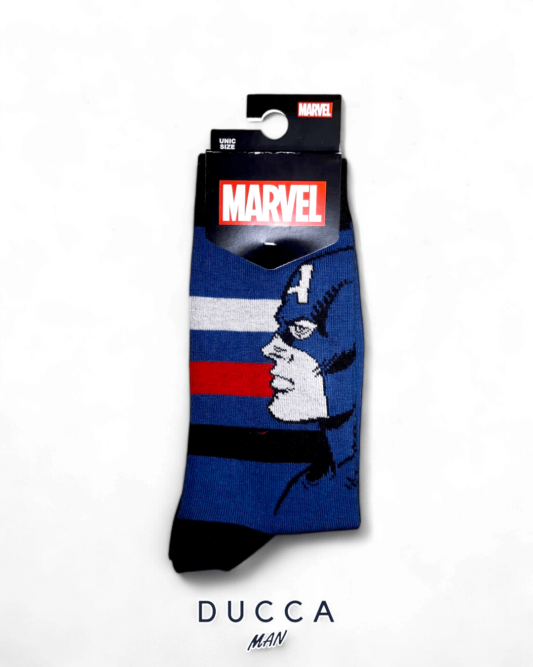 Calcetín Marvel Capitán América - DUCCA Calcetin Hombre Talla única DUCCA