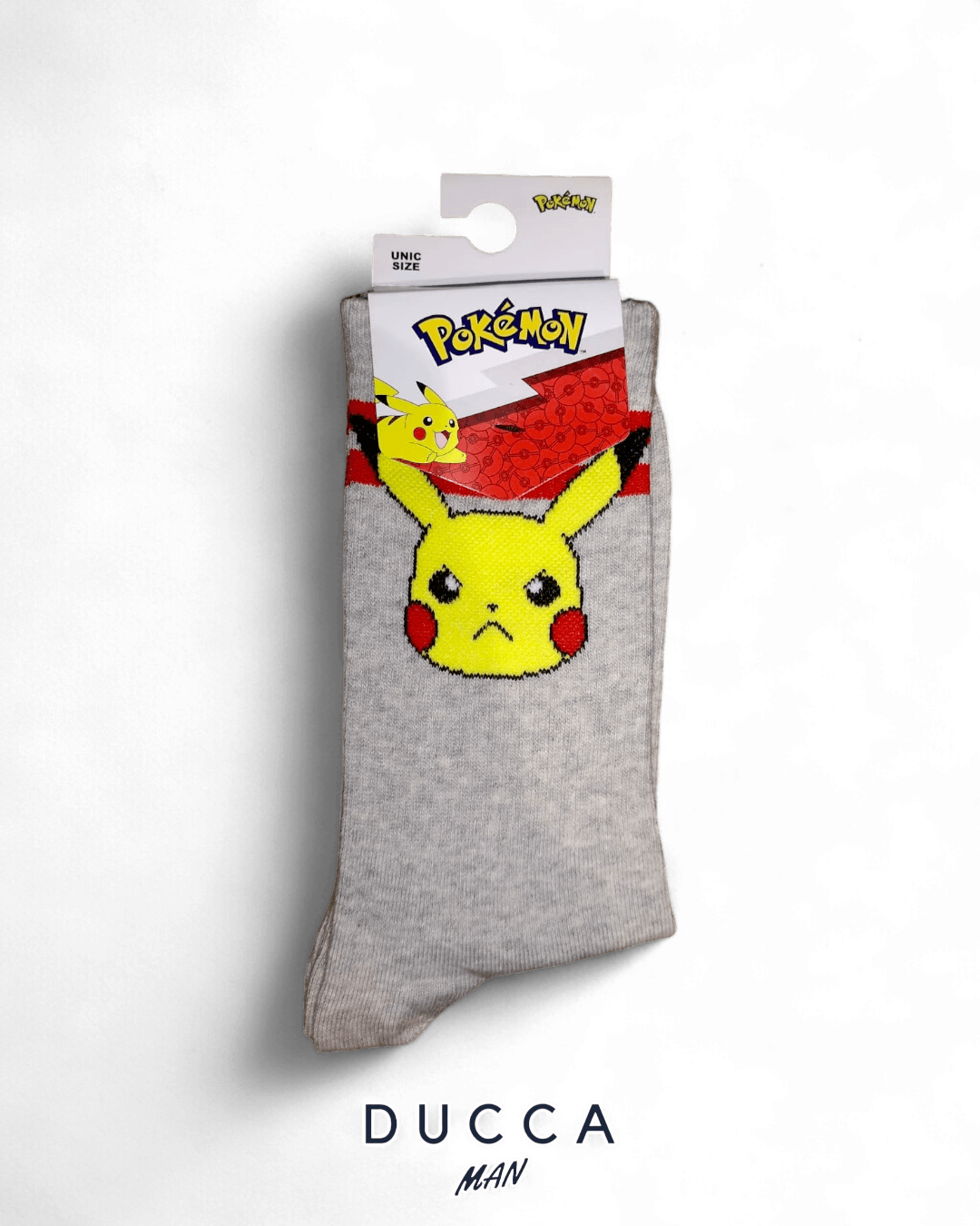 Calcetín Pokémon Pikachu - DUCCA Calcetin Hombre Talla única DUCCA