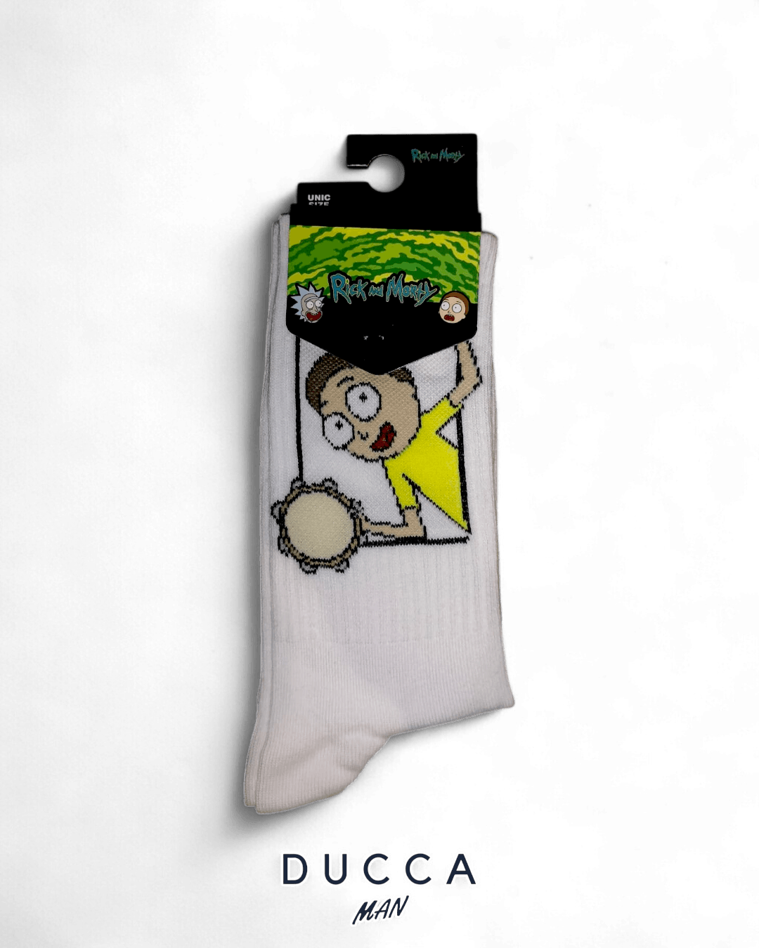 Calcetín Rick y Morty Pandereta - DUCCA Calcetin Hombre Talla única DUCCA