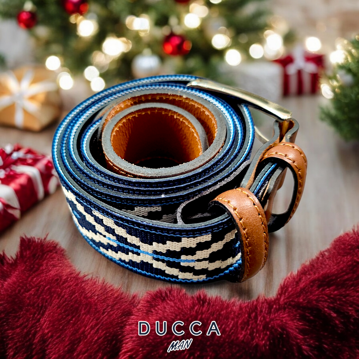 Cinturón Étnico Azure Blanco - DUCCA 95 CM DUCCA