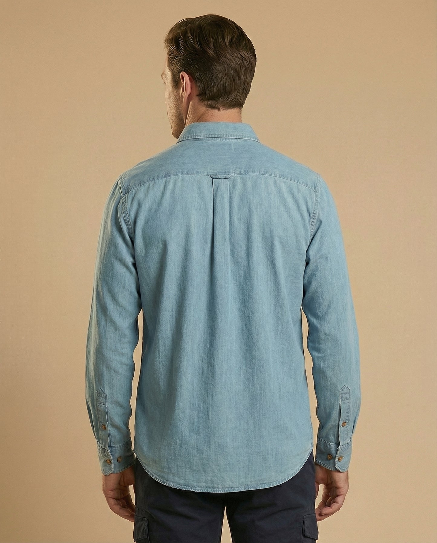 Camisa Oxford Regular Fit Classic Denim
