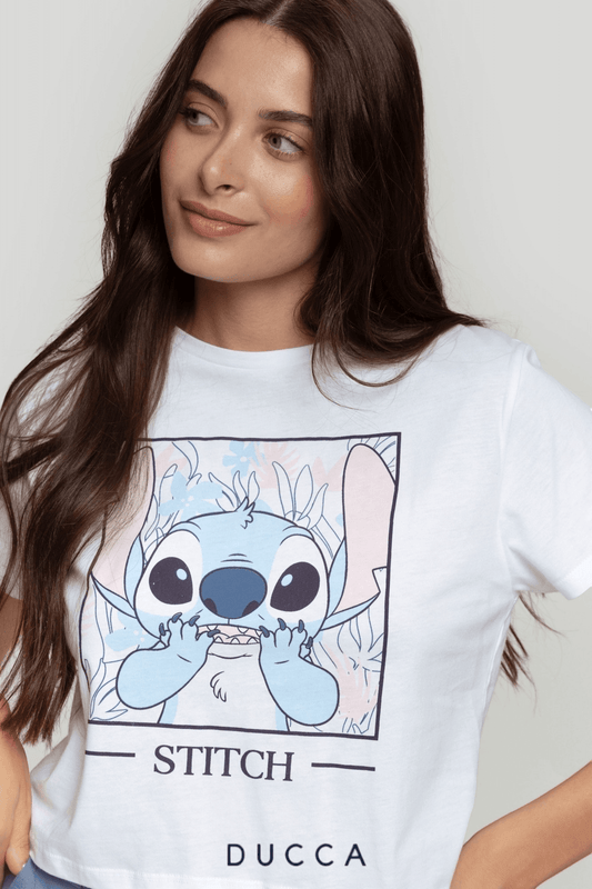 Camiseta Stitch Cropped - DUCCA M DUCCA